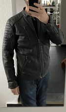 Jack & Jones Vintage Biker Lederjacke Echt Leder Nr 1 Gr M