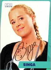 Original Autogramm Singa Gätgens KIKA /// Autogramm Autograph signiert signed si