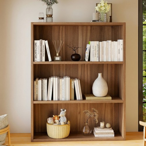 Holz optik bücherregal - holz‑optik,