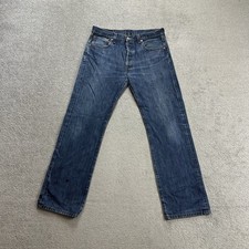 LEVIS Jeans 501 Herren Vintage Hose W34 L32 Regular Straight 20616 Blau Denim