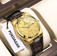 Herren Armbanduhr Lederarmband