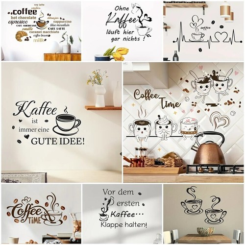 Wandtattoo küche kaffee - wandtattoo,
