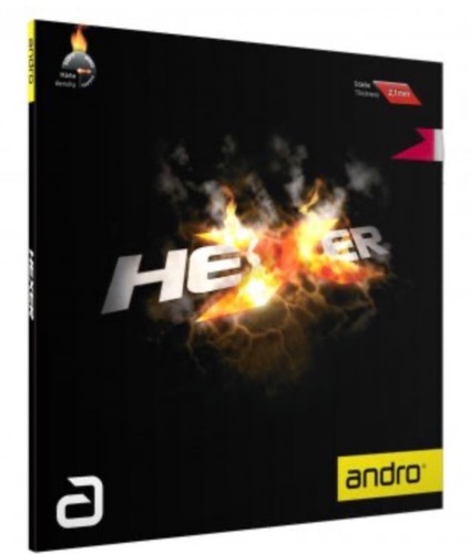 Andro hexer schwarz 7 - andro, 1,7