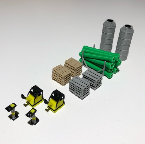 Baustellenzubehör set - h0,
