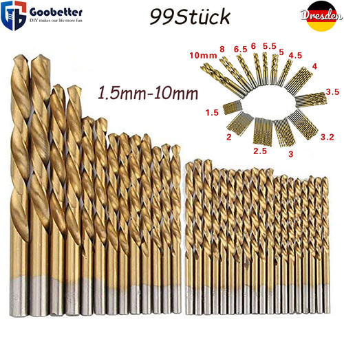 99tlg spiralbohrer set - 99tlg,
