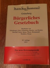 Grüneberg Bürgerliches Gesetzbuch BGB 82. Auflage 2023 Schutzumschlag Sehr gut!