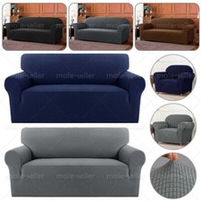 1/2/3/4 Sitzer Stretch Sofabezug Sofa Überzug Ecksofa Abdeckung Couch Sofahusse
