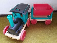 Große Lokomotive Lok mit Lore Sandkasten DDR um 1970 Plaste
