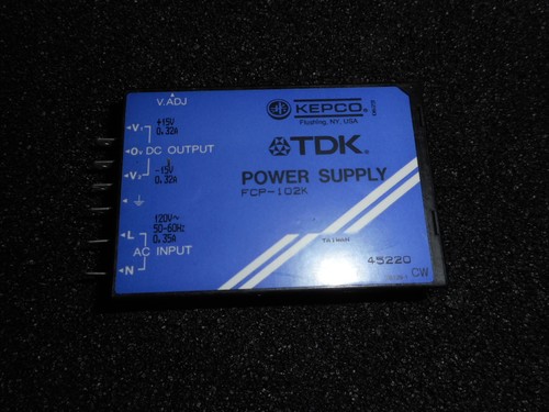 Kepco tdk fcp 102k - tdk, fcp-102k