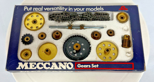 Meccano zahnradsatz vintage - meccano,
