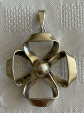 Vintage brosche 835 - brosche, silber