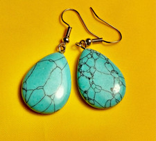 Türkis Ohrhänger Echter