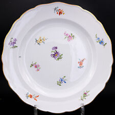 24,5 cm ø - Meissen 1. Wahl Knaufzeit Speiseteller Neuer Ausschnitt Streublume