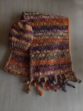 Handgestrickter Schal mit Mütze Lana Grossa Olympia Wolle