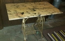 Nähmaschinentisch Tisch mit Marmorplatte Phoenix