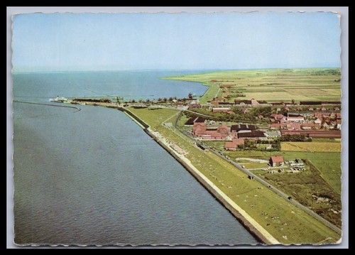 Ansichtskarte nordseebad - ansichtskarte,