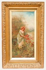 John McColvin (1864-1920) - Gerahmtes Öl Aus Dem Späten 19. Jahrhundert, Dame...