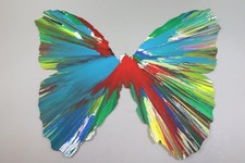 Butterfly Schmetterling Spin Painting Pressstempel Damien HIRST (*1965) (BX2135)