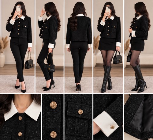 Nocturne damen tweed - damen, blazer