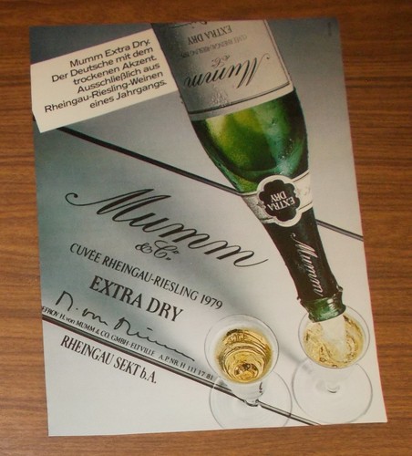 Rare advertising mumm extra - rare,