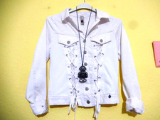 TREDY Jeansjacke 36/38 weiss