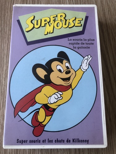 Vhs videokassette super mouse - vhs,