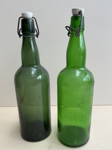 2stk alte glasflasche - 2stk.,