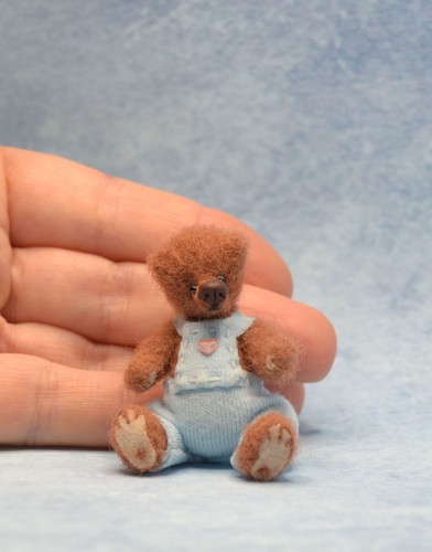 Ooak miniatur teddybär - ooak,