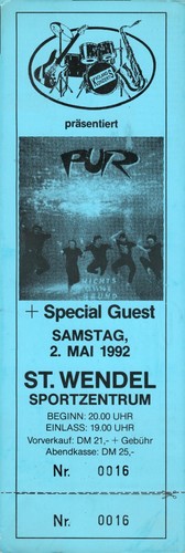 Eintrittskarte ticket pur - eintrittskarte,