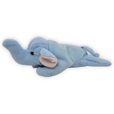 Mc Donalds TY Elefant Blau 1993 Plüsch Stofftier Kuscheltier Perlenfüllung RAR