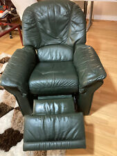 Fernsehsessel Relax - Echtes Leder mit Massage -Motor Polstersessel