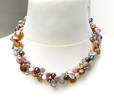 Perlen Kette Keshi Perlenkette