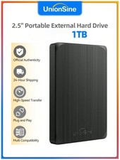 UnionSine 1TB Externe Festplatte USB 3.0 2,5 zoll Mac PC Laptop PS4 PS5 Xbox HDD