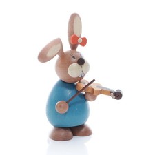 Osterhäsin stehend mit Geige