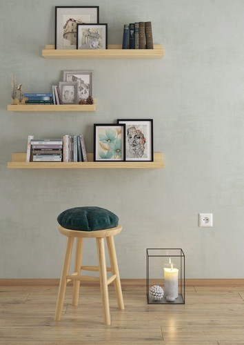 Runder holz hocker - runder, holz-hocker
