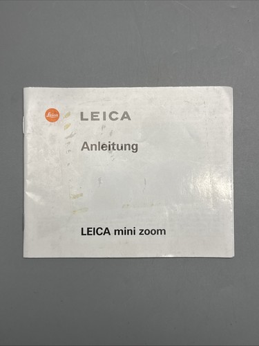 Leica mini zoom - leica,