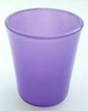 Teelichtglas Vintage Pastell