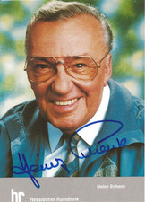 Autogramm Heinz Schenk (2014 †) Showmaster "Zum blauen Bock" mit Lisa Wöhr XYZ