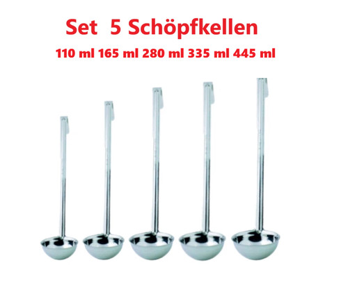 Set mit schöpfkellen - mit, 5