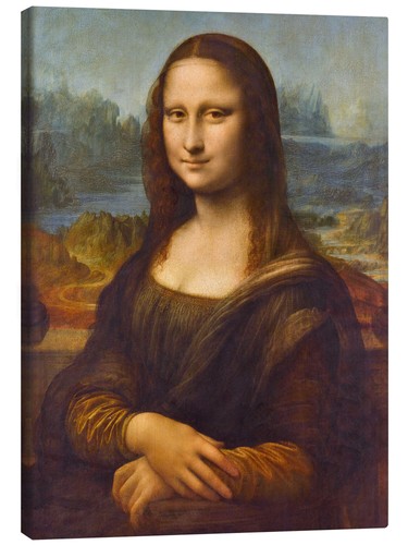 Leinwandbild mona lisa - lisa,