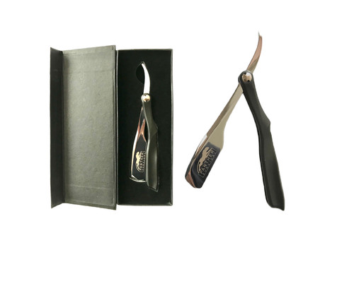 Edelstahl schwarz silber - schwarz, &