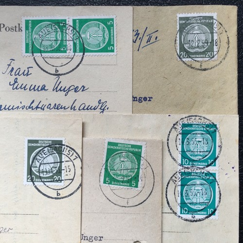 Ddr dienstmarken belege - dienstmarken, 5