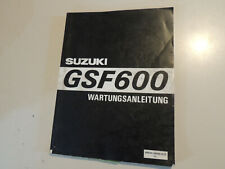 Suzuki GSF600 Bandit  1995 Werkstatthandbuch Wartung Reparatur 