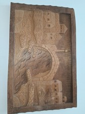 Reliefschnitzerei Holz