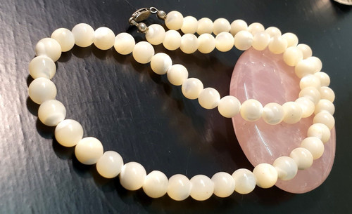 Vintage collier aus weißen - collier,