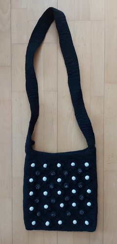 Tasche filz mit - tasche, schwarz