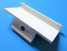 Alu-Einfach-Profilhalter Weiß für Balkonbretter - Für Stoßverbindung - Kömabord