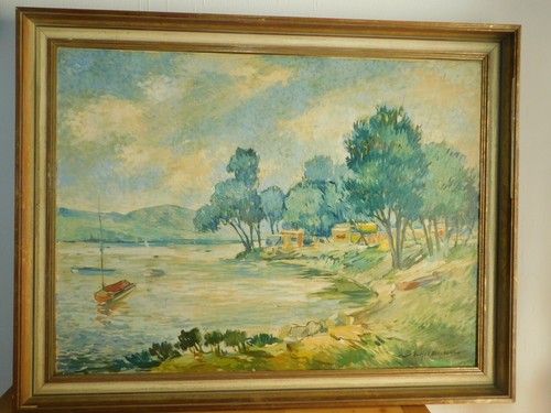 Gemälde bodensee landschaft - bodensee,