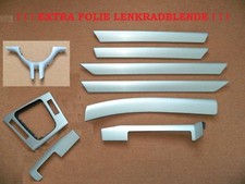 Dekorleisten Interieurleisten Struktur Folien Alu gebürstet passend für BMW E46