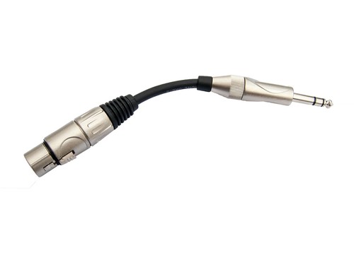 Adapterkabel 22cm xlr - -, 3-pol